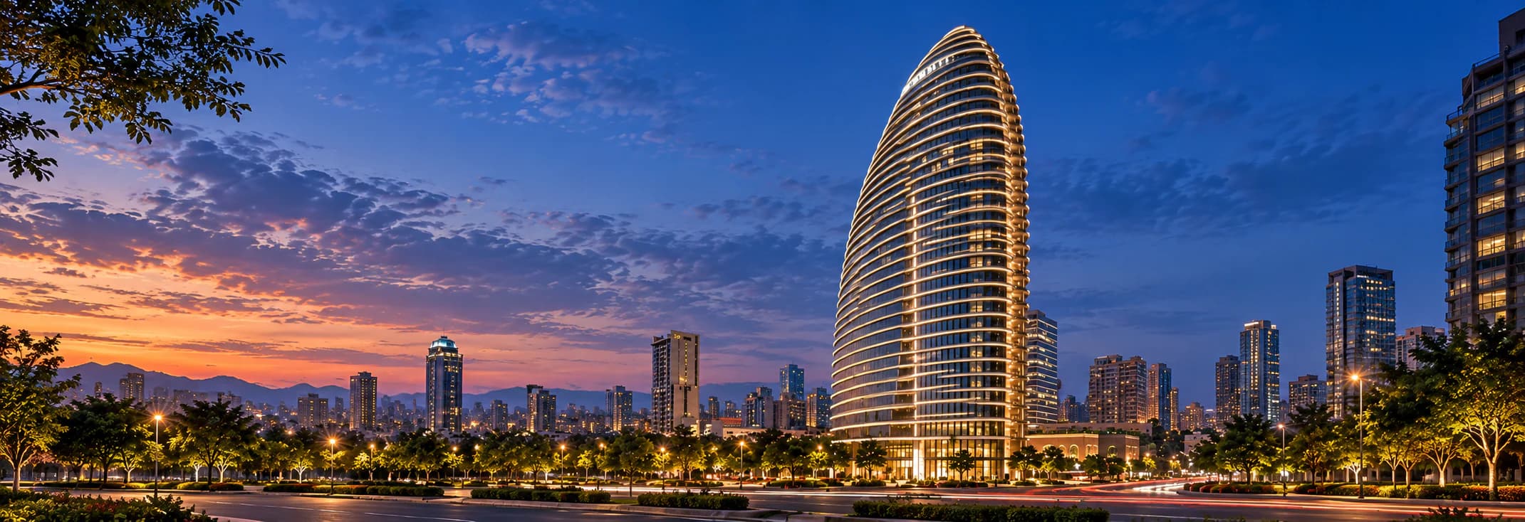 National Trade Center giữa khu đô thị Đài Trung